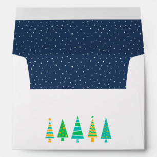 Snowy Fir Trees Envelope