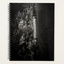 Snowy Forest at Night Planner