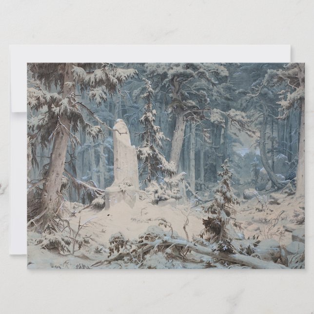 Snowy Forest Card (Front)