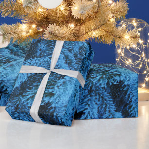Snowy Forest Spruce  Wrapping Paper