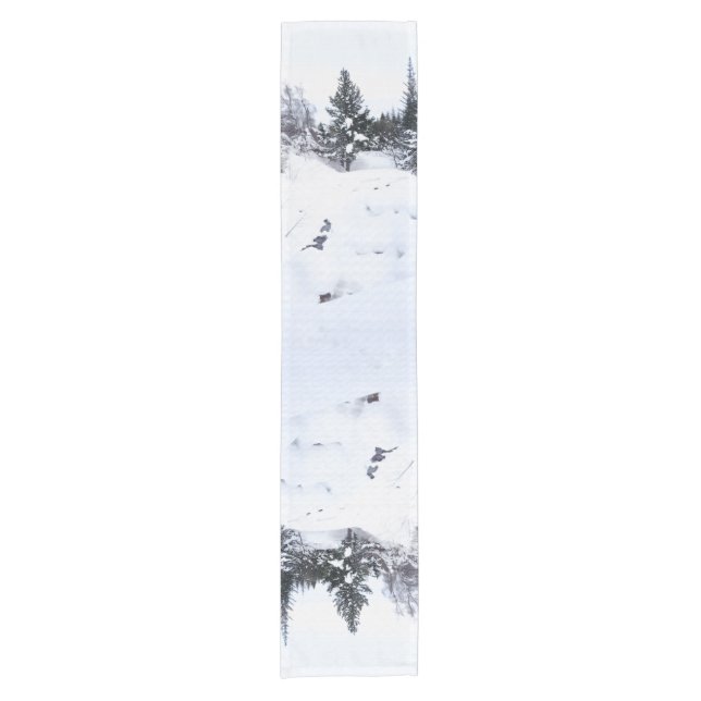 Snowy Forest Table Runner (Front)