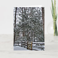 Snowy Gate Card