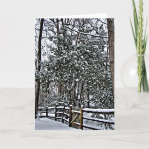 Snowy Gate Card