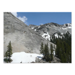 Snowy Granite Domes I at Yosemite National Park Photo Print
