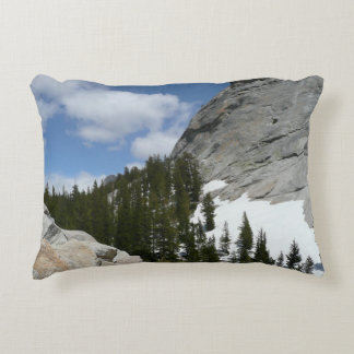 Snowy Granite Domes II Yosemite National Park Decorative Cushion
