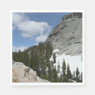 Snowy Granite Domes II Yosemite National Park Napkin