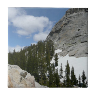 Snowy Granite Domes II Yosemite National Park Tile