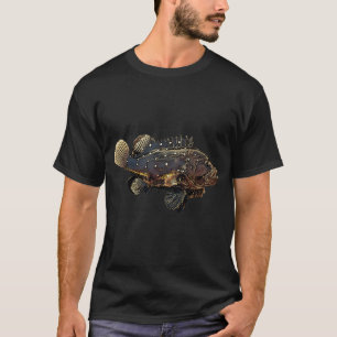 Snowy Grouper Colour Print T-Shirt
