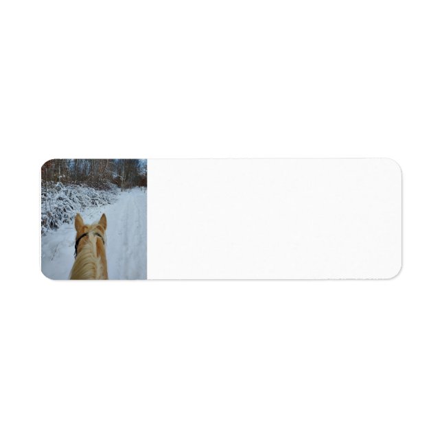 Snowy Horse Ride (Front)