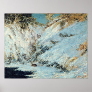Snowy Landscape, 1866 Poster