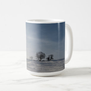 Snowy landscape coffee mug