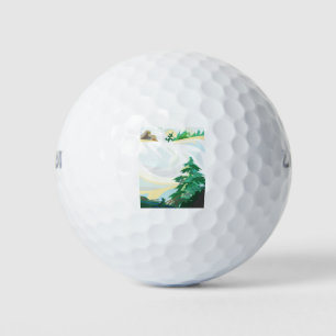 Snowy Landscape Golf Balls