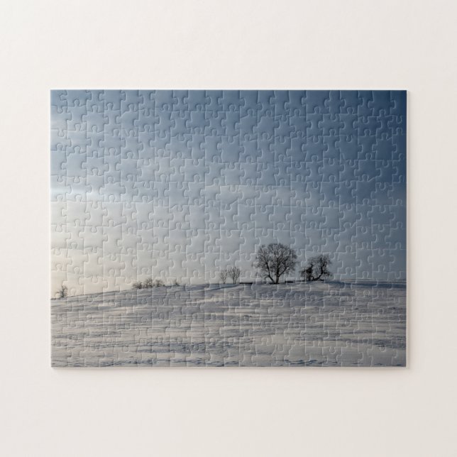 Snowy landscape  jigsaw puzzle (Horizontal)