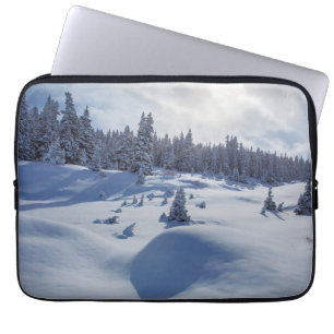 Snowy Landscape Laptop Sleeve