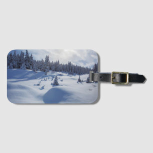 Snowy Landscape Luggage Tag