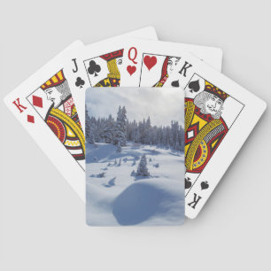 Snowy Landscape Playing Cards