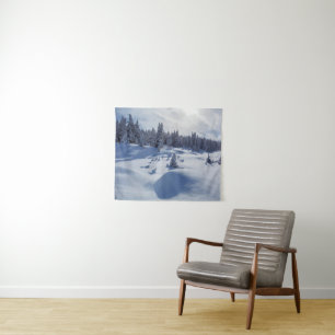 Snowy Landscape Tapestry