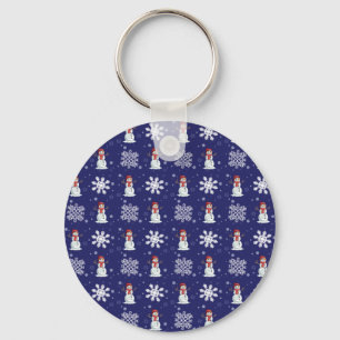 Snowy Men Key Ring
