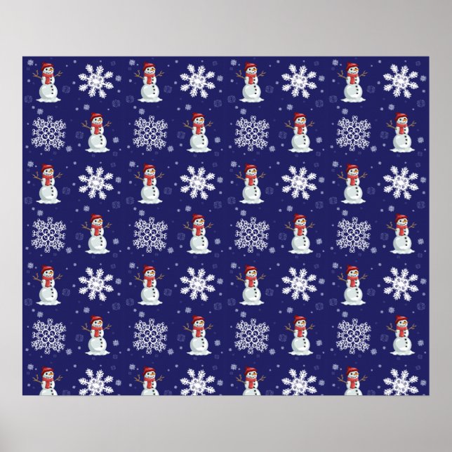 Snowy Men Poster (Front)