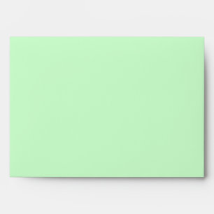 Snowy Mint Green Envelope