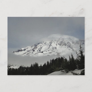 Snowy Mount Rainier Postcard