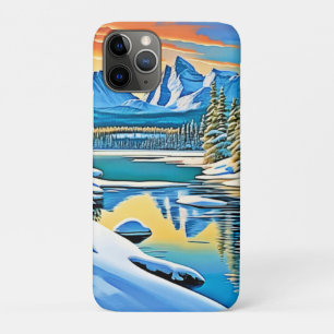 Snowy Mountain Reflection Case-Mate iPhone Case