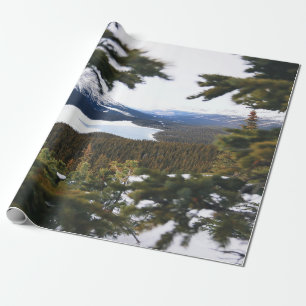 Snowy Mountain Wrapping Paper