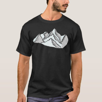 Snowy Mountains Active T-Shirt