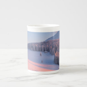 Snowy Mountains Bone China Mug