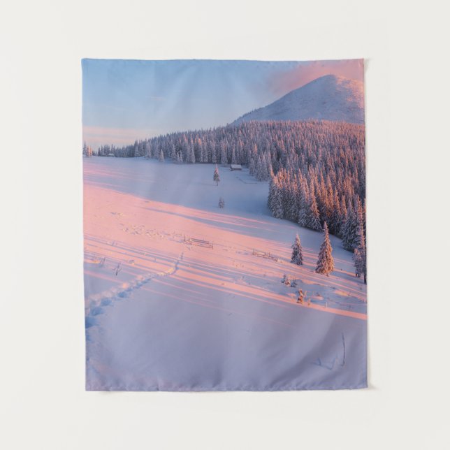 Snowy Mountains Tapestry (Front)