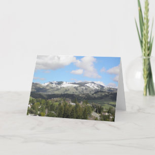 Snowy Mt. Diablo Card