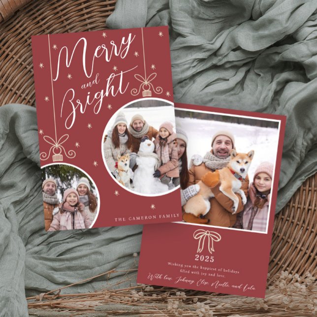 Snowy Ornament Christmas Card (Creator Uploaded)