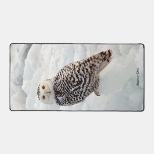 Snowy Owl desk mat