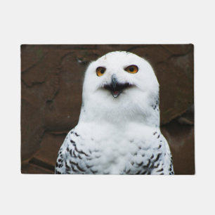Snowy Owl dmcna Doormat