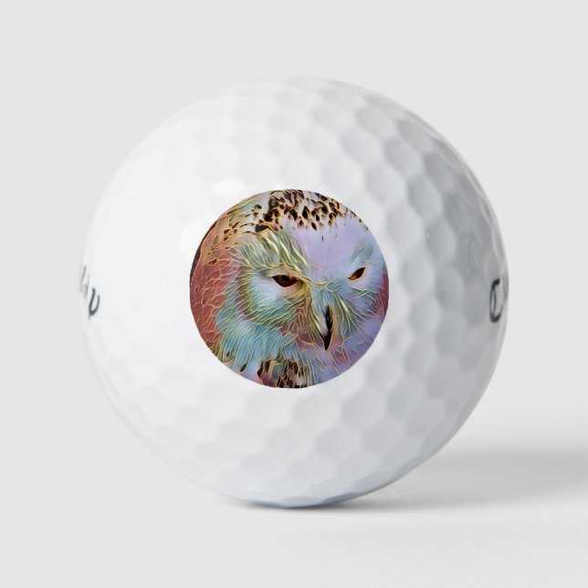 SNOWY OWL    GOLF BALLS (Front)