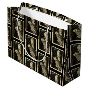 Snowy Owl, John James Audubon's Birds of America Large Gift Bag