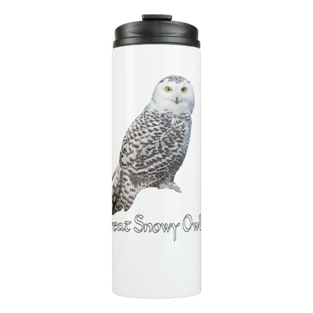 Snowy Owl Leak Proof Thermal Tumbler (Front)