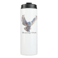 Snowy Owl Leak Proof Thermal Tumbler