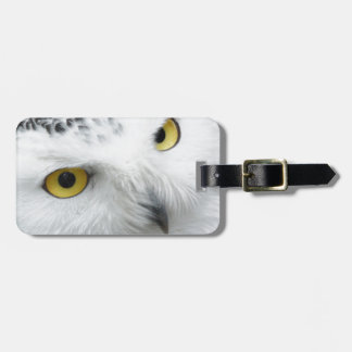 Snowy Owl Luggage Tag