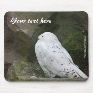 Snowy Owl Mousepad