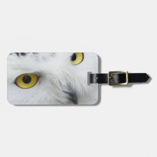 Snowy Owl Photo Luggage Tag
