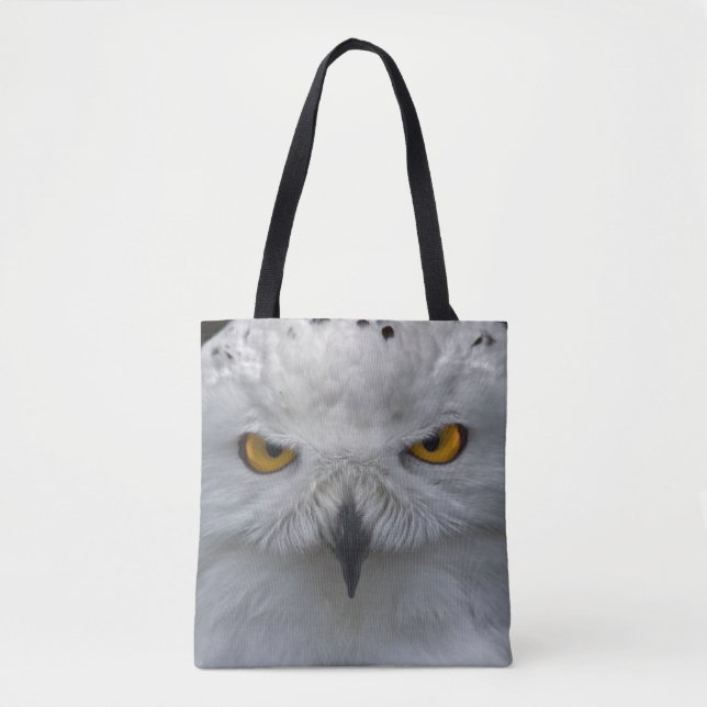 Snowy Owl Portrait All Over Print Bag (Front)