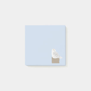 Snowy owl sticky notes