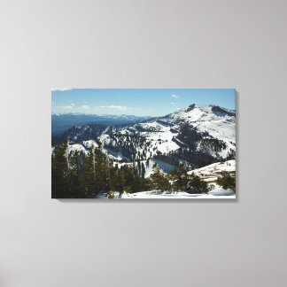 Snowy Peaks of Grand Teton Mountains II Photo Canvas Print