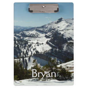 Snowy Peaks of Grand Teton Mountains II Photo Clipboard