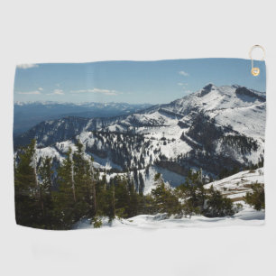 Snowy Peaks of Grand Teton Mountains II Photo Golf Towel
