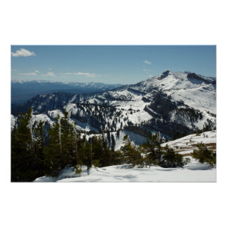 Snowy Peaks of Grand Teton Mountains II Photo Poster