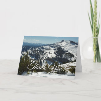 Snowy Peaks of Grand Teton Mountains II Photo Thank You Card