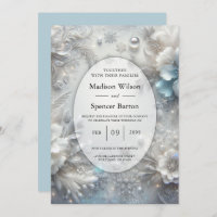 Snowy Petals in Frozen Bloom Wedding