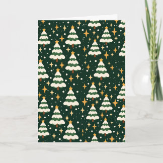 Snowy Pines Christmas Card